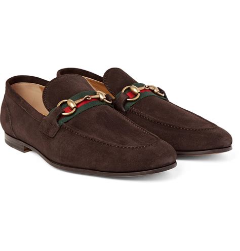 buy brown mens gucci loafers|gucci suede loafers for men.